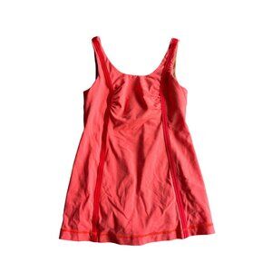 LULULEMON Orange Seamed Workout Tank Top Size US 4